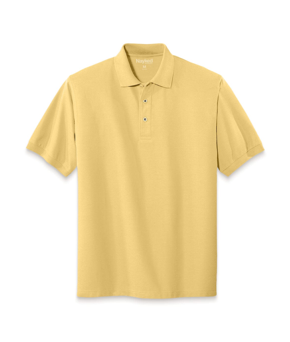 Men's Soft Big Pique Polo Shirt Worn by Model