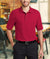 Men's Soft Pique Polo Shirt Worn by Model