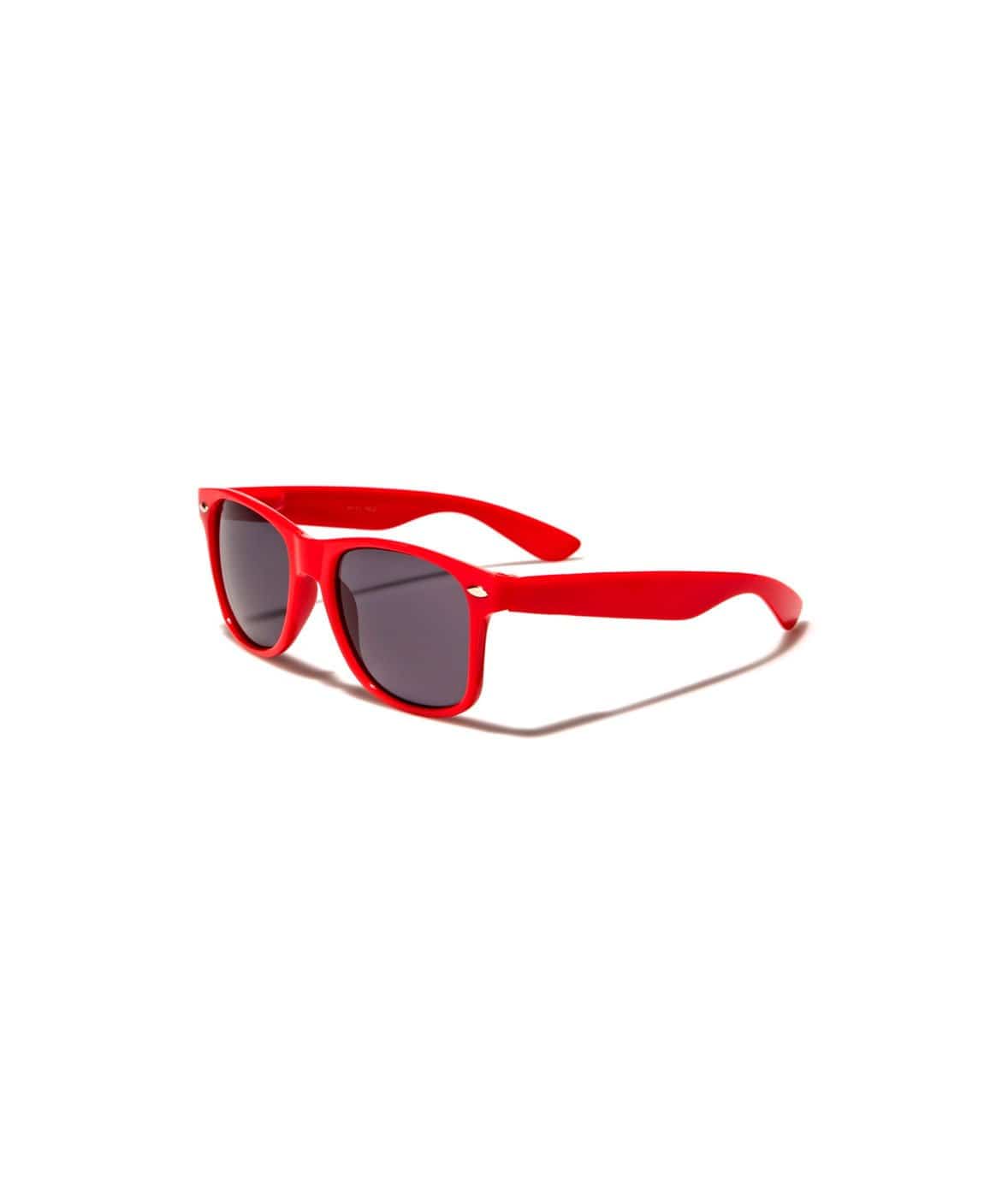 Nayked Apparel Men Men's Classic Retro Sunglasses with UV Protection, Lifetime Guarantee Red / NAY-S-M-WF01