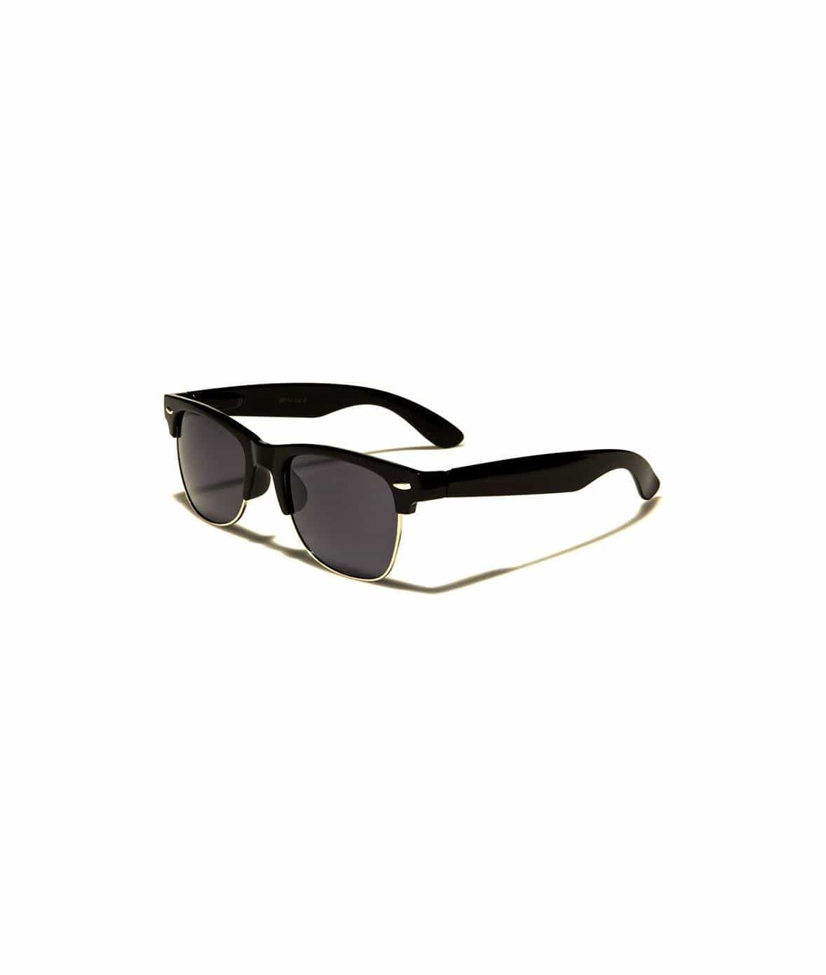 Nayked Apparel Men Men's Open-Frame Sunglasses, Lifetime Guarantee One-Size / Black/Blue / NAY-S-M-WF14