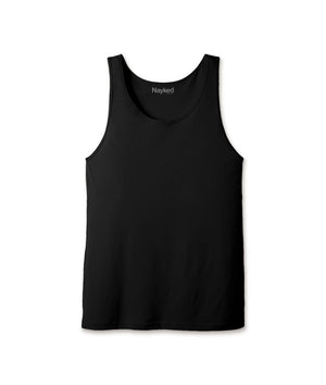 Nayked Apparel Men Men's Ridiculously Soft 100% Cotton Lightweight Tank Top Black / X-Small / NAY-B-8034