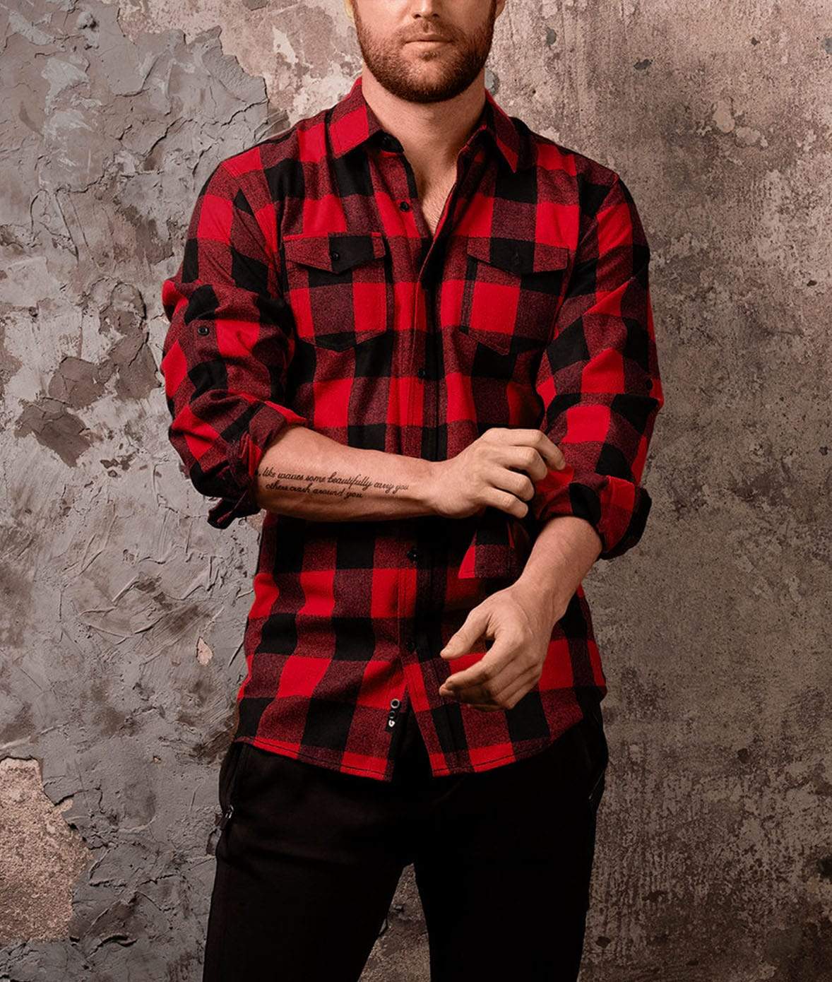 Nayked Men's Ridiculously Soft Button Down Flannel Shirt | Comfort Shirts.