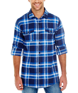 Men's Ridiculously Soft Button Down Plaid Flannel Shirt