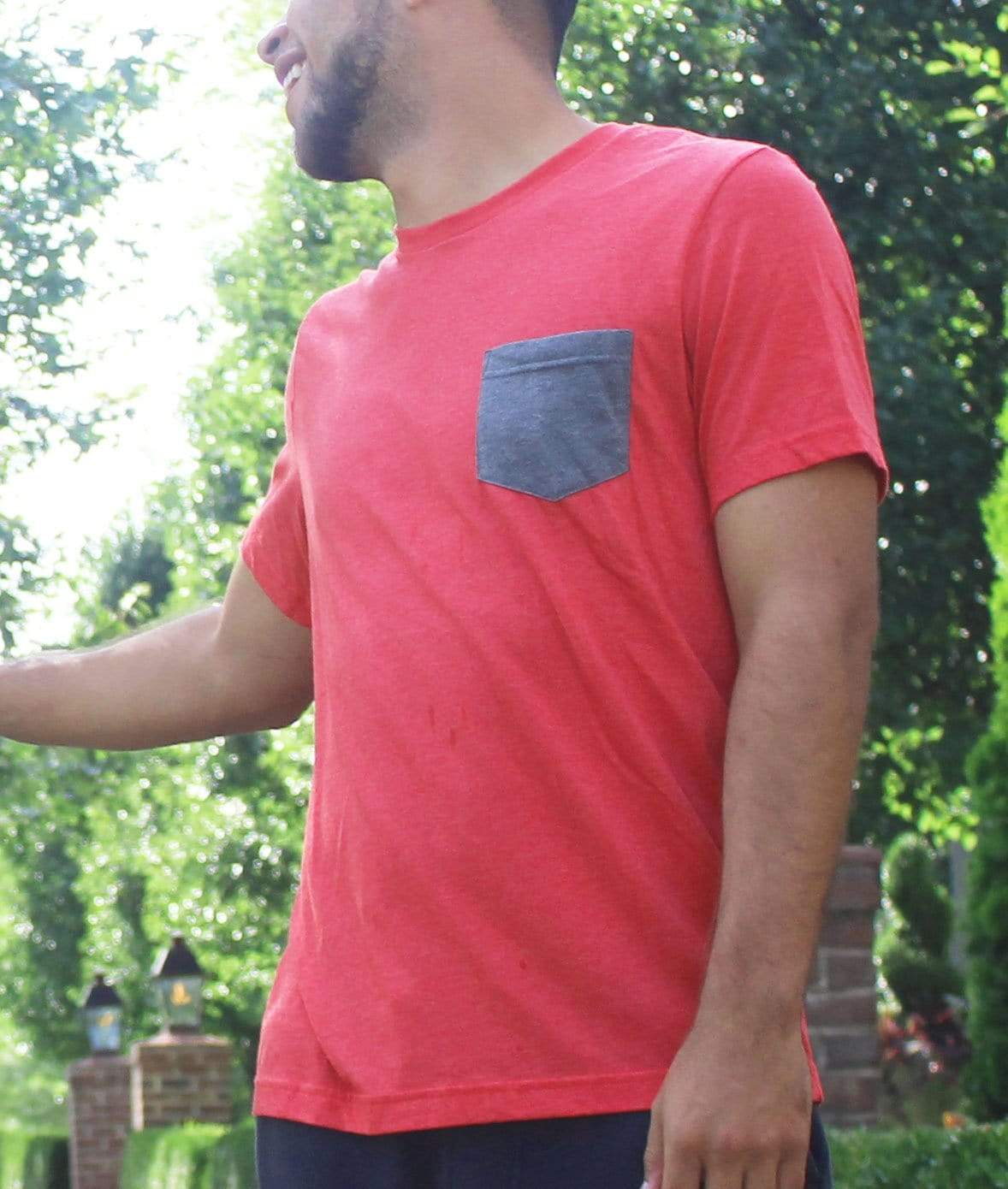 Contrast Pocket T-Shirt | No Logos - Nayked Apparel