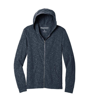Nayked Apparel Men Men's Ridiculously Soft Lightweight Full-Zip Hoodie Navy / X-Small / NAY-D-65DT5