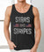 Nayked Apparel Men Men's Ridiculously Soft Lightweight Graphic Tank | Stars & Stripes