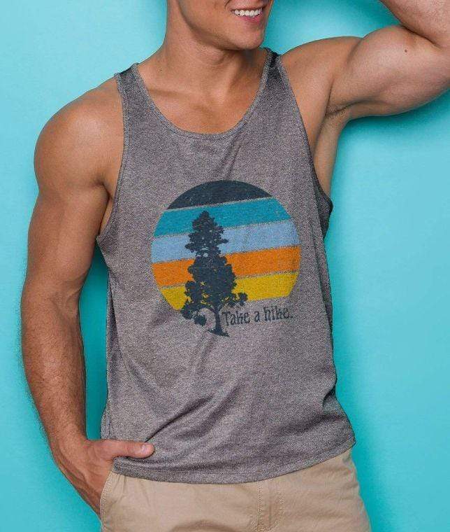 Nayked Apparel Men Men's Ridiculously Soft Lightweight Graphic Tank | Take a Hike