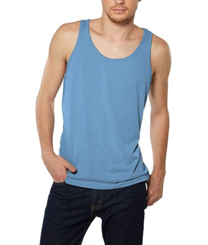 Nayked Apparel Men Men's Ridiculously Soft Lightweight Tank Top Blue Triblend / X-Small / NA8034T