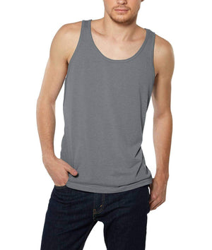 Nayked Apparel Men Men's Ridiculously Soft Lightweight Tank Top Grey Triblend / X-Small / NA8034T