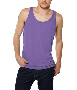 Nayked Apparel Men Men's Ridiculously Soft Lightweight Tank Top Purple Triblend / X-Small / NA8034T