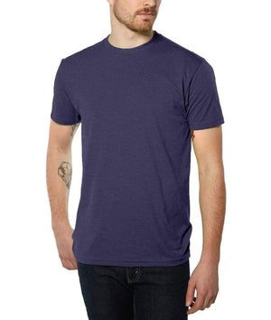 Nayked Apparel Men Men's Ridiculously Soft Midweight Crew T-Shirt | Classic Storm / X-Small / NA210N6