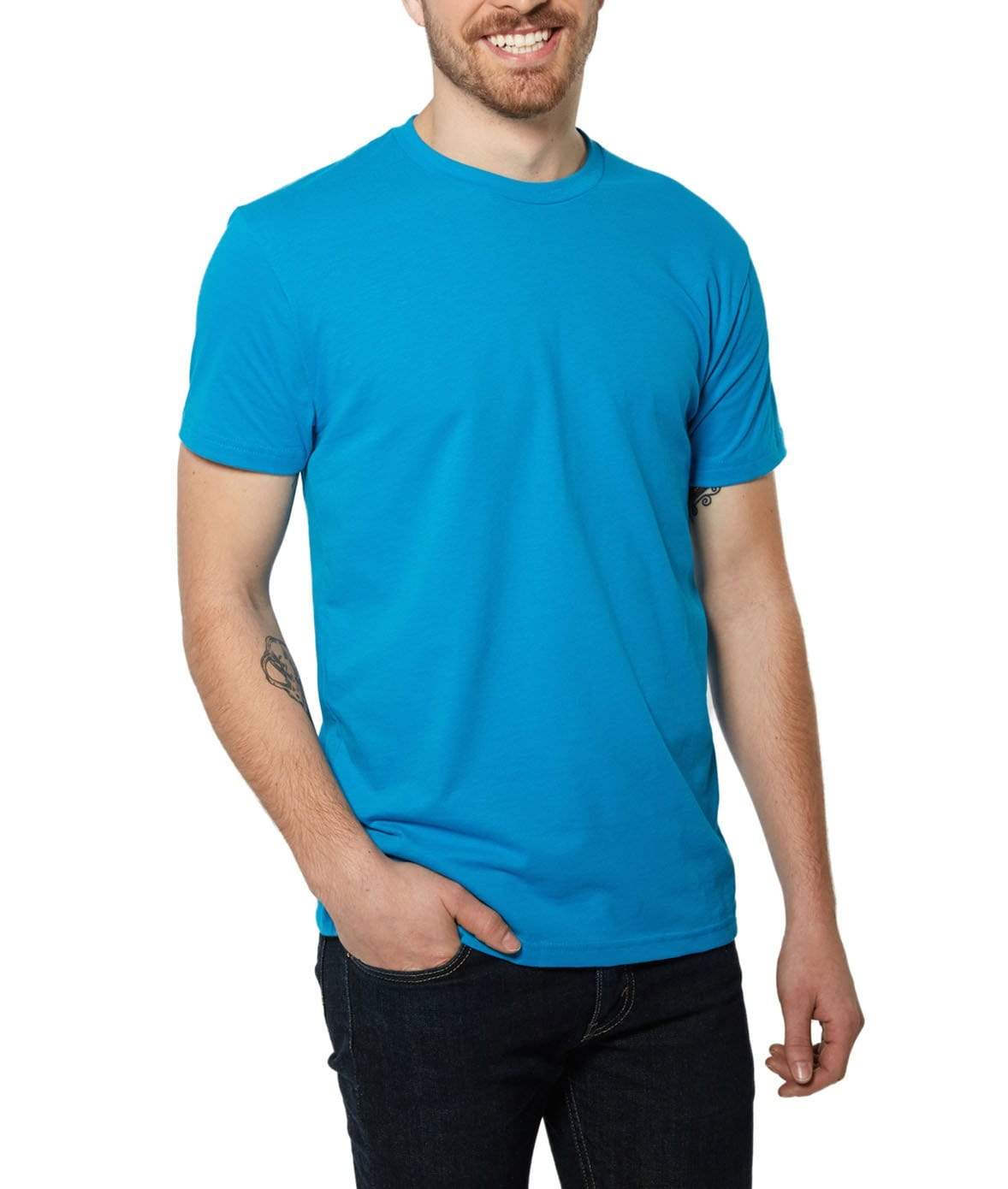 Nayked Apparel Men Men's Ridiculously Soft Sueded Crew T-Shirt | Classic