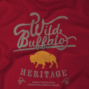 Nayked Apparel Men Men's Ridiculously Soft Sueded Graphic Tee | Wild Buffalo