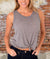 Nayked Apparel Women Ladies Ridiculously Soft Lightweight Knotted Tank