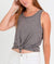 Nayked Apparel Women Ladies Ridiculously Soft Lightweight Knotted Tank