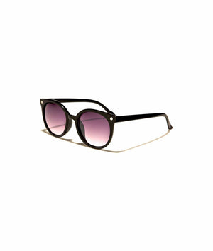 Nayked Apparel Women Women's Cat-Eye Round Sunglasses, Lifetime Guarantee One-Size / Black / NAY-S-W-36301