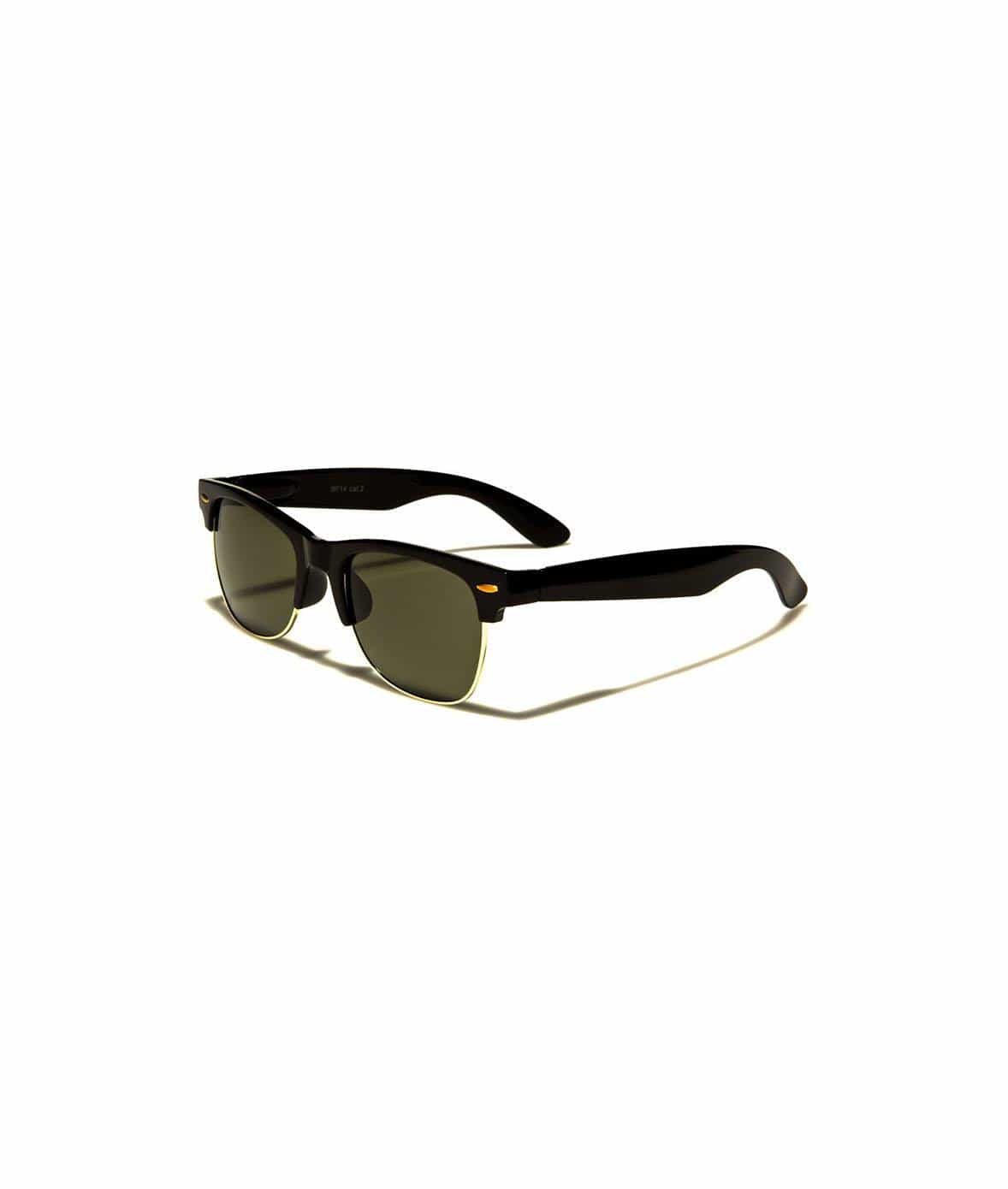 Nayked Apparel Women Women's Open-Frame Sunglasses, Lifetime Guarantee One-Size / Black/Blue / NAY-S-W-WF14