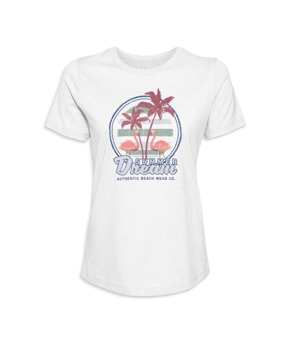 Nayked Apparel Women Women's Ridiculously Soft 100% Cotton Graphic Tee | Summer Dream