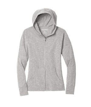 Nayked Apparel Women Women's Ridiculously Soft Lightweight Full-Zip Hoodie Light Grey / 2X-Large / NAY-D-65DT6