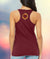 Nayked Apparel Women Women's Ridiculously Soft Lightweight Graphic Racerback Tank | Love is Love