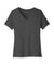 Women's Ridiculously Soft Relaxed Fit 100% Cotton V-Neck T-Shirt Worn by Model