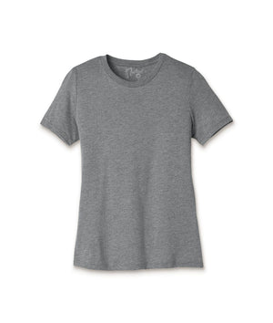 Nayked Apparel Women Women's Ridiculously Soft Relaxed Fit Lightweight T-Shirt Grey Triblend / Small / NAY-B-1364