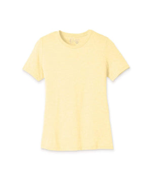 Nayked Apparel Women Women's Ridiculously Soft Relaxed Fit Lightweight T-Shirt Pale Yellow Triblend / Small / NAY-B-1364