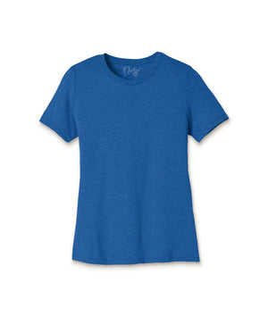 Nayked Apparel Women Women's Ridiculously Soft Relaxed Fit Lightweight T-Shirt Royal Triblend / Small / NAY-B-1364