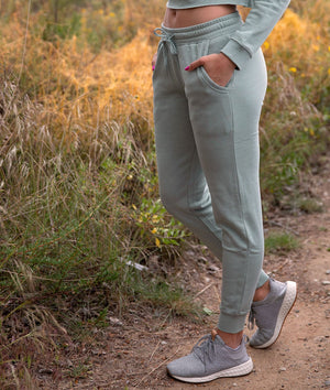 Women's Ridiculously Soft Wave Wash Sweatpants Worn by Model