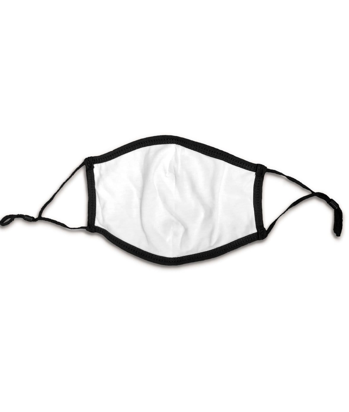 Nayked Apparel Women Women's Ridiculously Soft White Bandana Print 2-Layer Face Mask with Adjustable Ear Loops White / NAY-MSK-SUB1