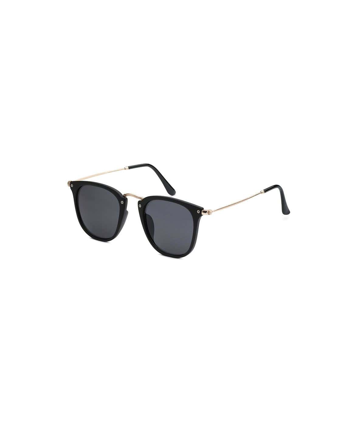 Nayked Apparel Women Women's Vintage Sunglasses, Lifetime Guarantee One-Size / Black/Black/Gold / NAY-S-W-13059