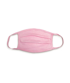 Nayked Apparel Youth Youth Ridiculously Soft 100% Cotton 2-Ply Washable Face Covering Mask Light Pink / NAY-MSK-MAV20
