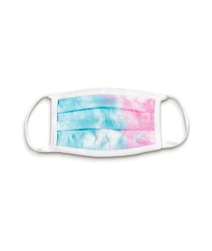 Nayked Apparel Youth Youth Ridiculously Soft 100% Cotton 2-Ply Washable Face Covering Mask Tie-Dye Pastel / NAY-MSK-MAV20